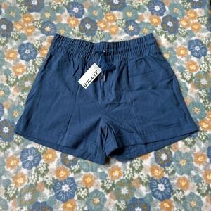 Willit Blue linen shorts / lounge shorts Women's Medium NWT